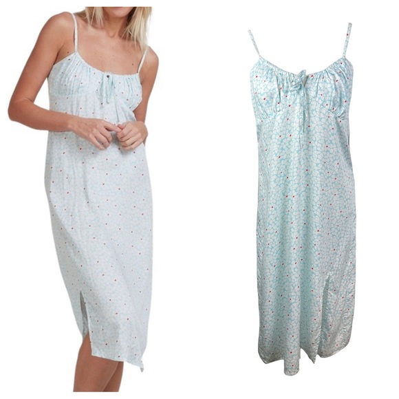 RVCA Wildflower Midi Slip Dress NWT - Picture 1 of 13